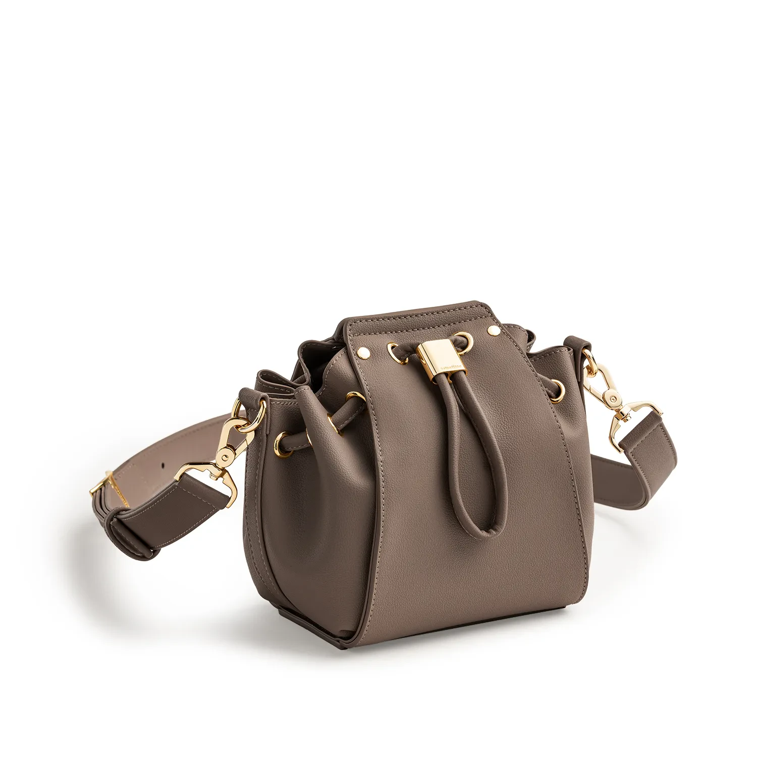 ESBUCKET MINI BUCKET BAG - MOCHA